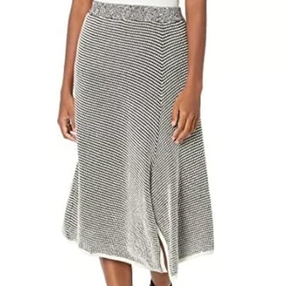 Nic + Zoe Pixel Asymmetric Textured Knit 2-Piece Sweater Skirt Set - Picture 12 of 16